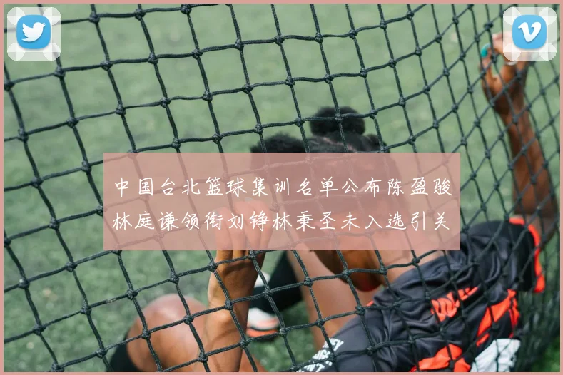 中国台北篮球集训名单公布陈盈骏林庭谦领衔刘铮林秉圣未入选引关注